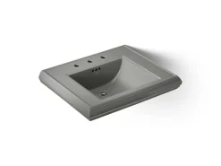 Pedestal/console table bathroom sink basin with 8