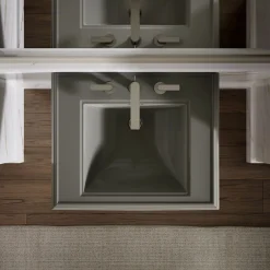 Pedestal/console table bathroom sink basin with 8