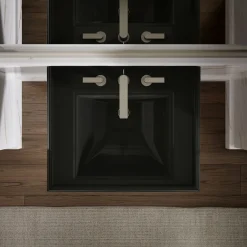 Pedestal/console table bathroom sink basin with 8