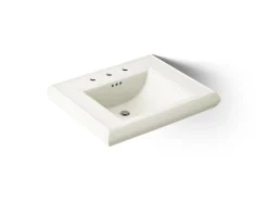 Pedestal/console table bathroom sink basin with 8