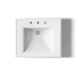 Pedestal/console table bathroom sink basin with 8