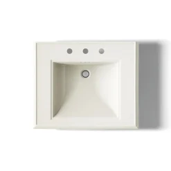 Pedestal/console table bathroom sink basin with 8