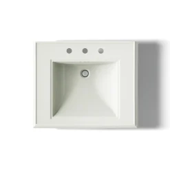 Pedestal/console table bathroom sink basin with 8