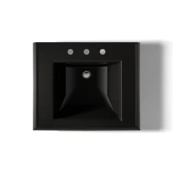 Pedestal/console table bathroom sink basin with 8