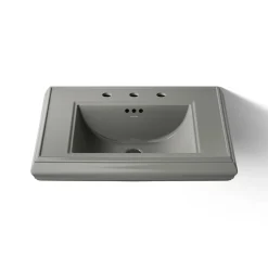 Pedestal/console table bathroom sink basin with 8