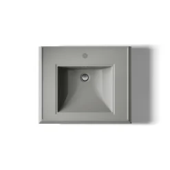 Pedestal/console table bathroom sink basin with single faucet-hole drilling^Kohler Clearance