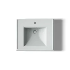 Pedestal/console table bathroom sink basin with single faucet-hole drilling^Kohler Clearance