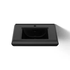 Pedestal/console table bathroom sink basin with single faucet-hole drilling^Kohler Clearance