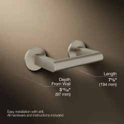 Pivoting toilet paper holder^Kohler New