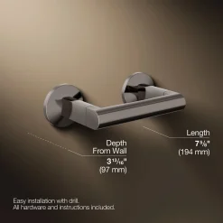Pivoting toilet paper holder^Kohler New