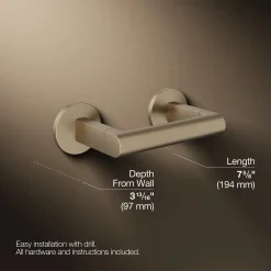 Pivoting toilet paper holder^Kohler New