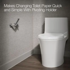 Pivoting toilet paper holder^Kohler New