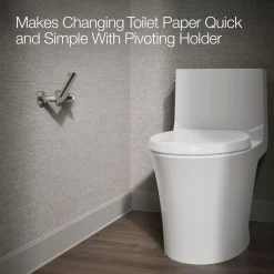 Pivoting toilet paper holder^Kohler New