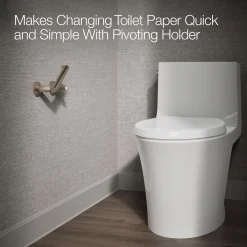 Pivoting toilet paper holder^Kohler New