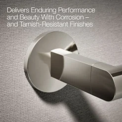 Pivoting toilet paper holder^Kohler New