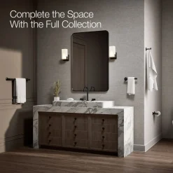 Pivoting toilet paper holder^Kohler New