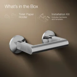 Pivoting toilet paper holder^Kohler New