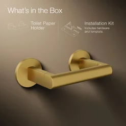 Pivoting toilet paper holder^Kohler New