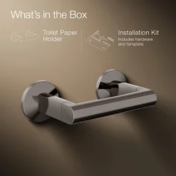 Pivoting toilet paper holder^Kohler New