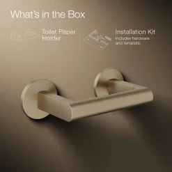 Pivoting toilet paper holder^Kohler New