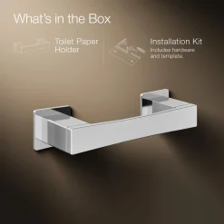 Pivoting toilet paper holder^Kohler New