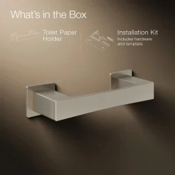 Pivoting toilet paper holder^Kohler New