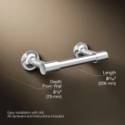 Pivoting toilet paper holder^Kohler Outlet
