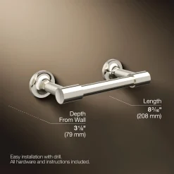Pivoting toilet paper holder^Kohler Outlet