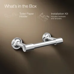 Pivoting toilet paper holder^Kohler Outlet