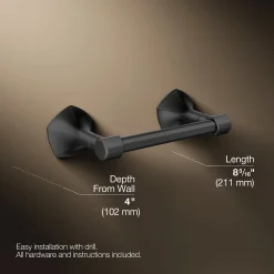 Pivoting toilet paper holder^Kohler New