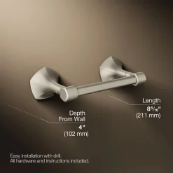 Pivoting toilet paper holder^Kohler New