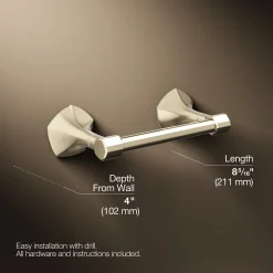 Pivoting toilet paper holder^Kohler New