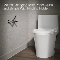Pivoting toilet paper holder^Kohler New