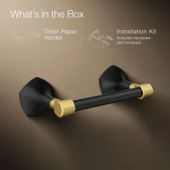 Pivoting toilet paper holder^Kohler New