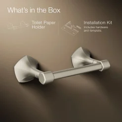 Pivoting toilet paper holder^Kohler New