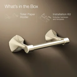 Pivoting toilet paper holder^Kohler New