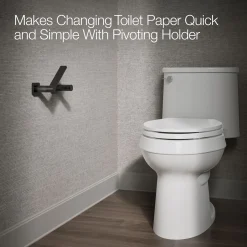 Pivoting toilet paper holder^Kohler Clearance