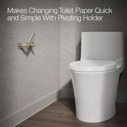 Pivoting toilet paper holder^Kohler Outlet