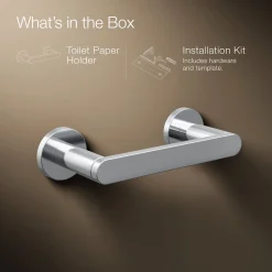 Pivoting toilet paper holder^Kohler Outlet