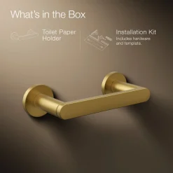 Pivoting toilet paper holder^Kohler Outlet