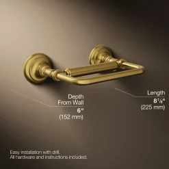 Pivoting toilet paper holder^Kohler