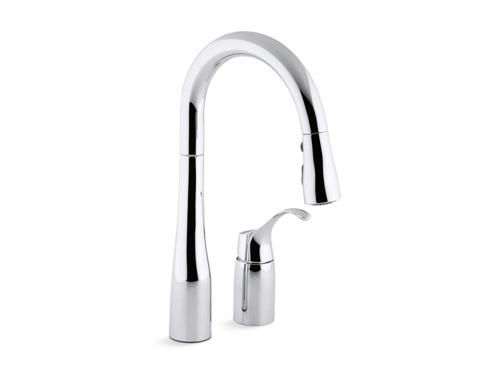 Pull-down bar sink faucet with three-function sprayhead^Kohler Clearance