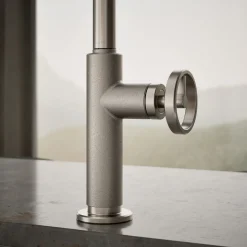 Pull-down kitchen sink faucet with two-function sprayhead^Kohler Discount