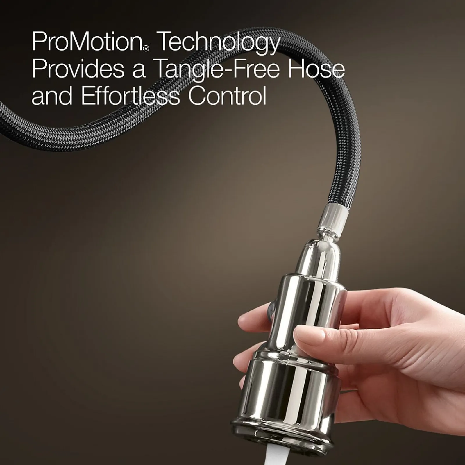 Pull-down kitchen sink faucet with two-function sprayhead^Kohler Discount
