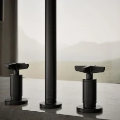 Pull-down kitchen sink faucet with two-function sprayhead^Kohler Outlet