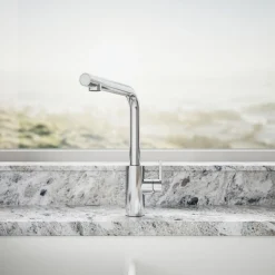 Pull-out kitchen sink faucet with two-function sprayhead^Kohler Outlet