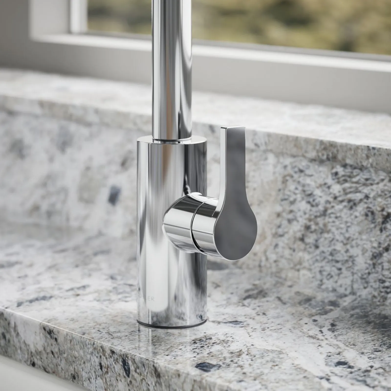 Pull-out kitchen sink faucet with two-function sprayhead^Kohler Outlet