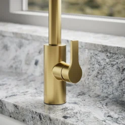 Pull-out kitchen sink faucet with two-function sprayhead^Kohler Outlet