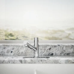 Pull-out kitchen sink faucet with three-function sprayhead^Kohler Sale
