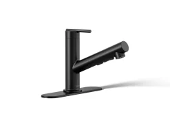 Pull-out kitchen sink faucet with three-function sprayhead^Kohler Sale